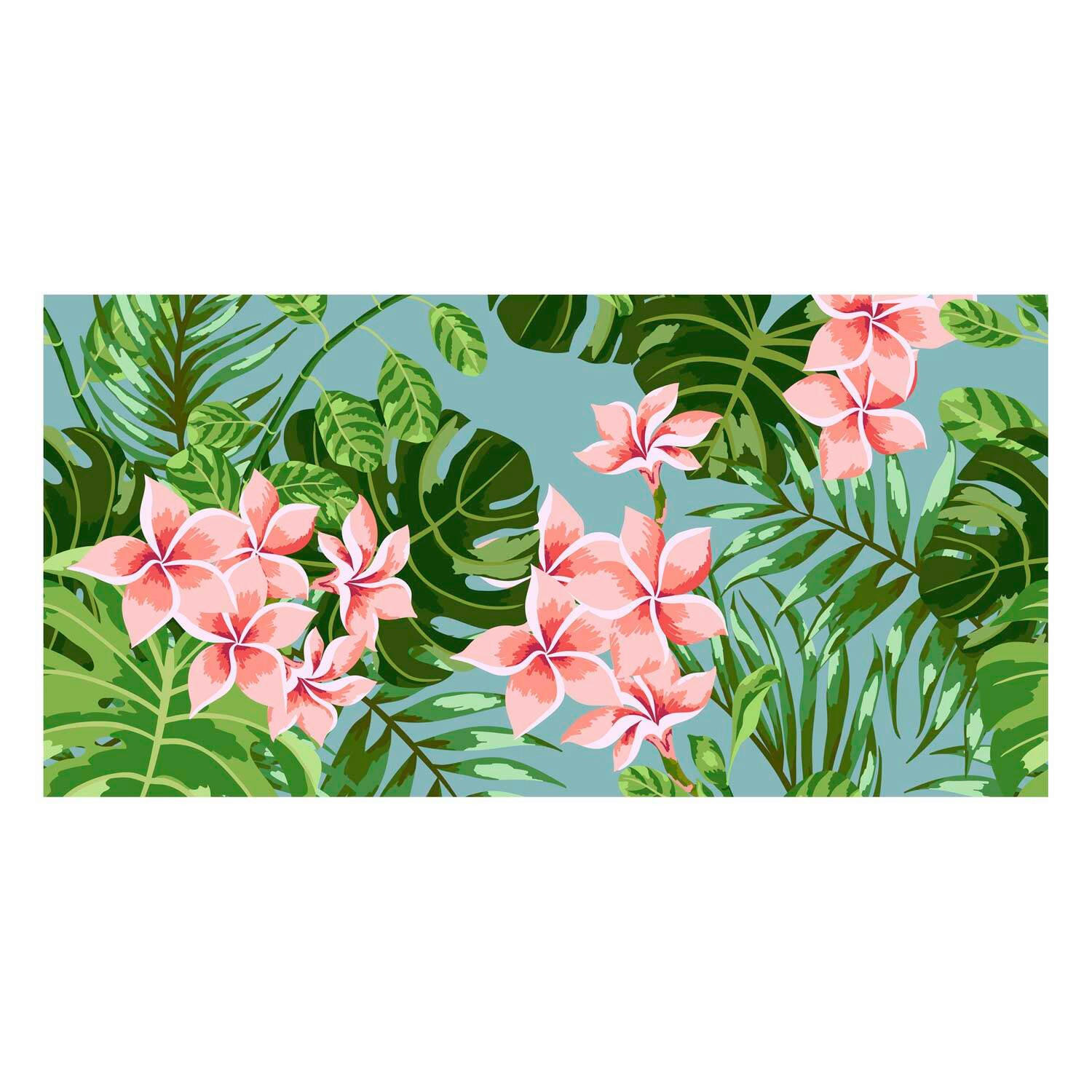 TEPPICH 70/140 cm Grün, Rosa, Pink  - Pink/Rosa, Kunststoff (70/140cm)