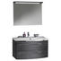 BADEZIMMER Graphitfarben - Graphitfarben/Weiß, Design, Stein (92,4cm) - Welnova BADEZIMMER Graphitfarben - Graphitfarben/Weiß, Design, Stein (92,4cm) - Welnova