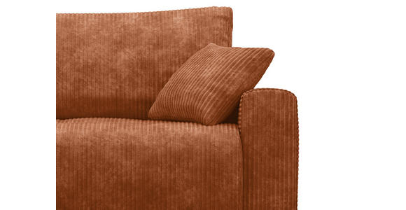 ECKSOFA  in Webstoff Orange  - Schwarz/Orange, KONVENTIONELL, Kunststoff/Textil (192/270cm) - Carryhome