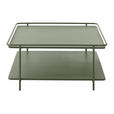 COUCHTISCH - Olivgrün, Basics, Metall (75/75/34,3cm) - Xora