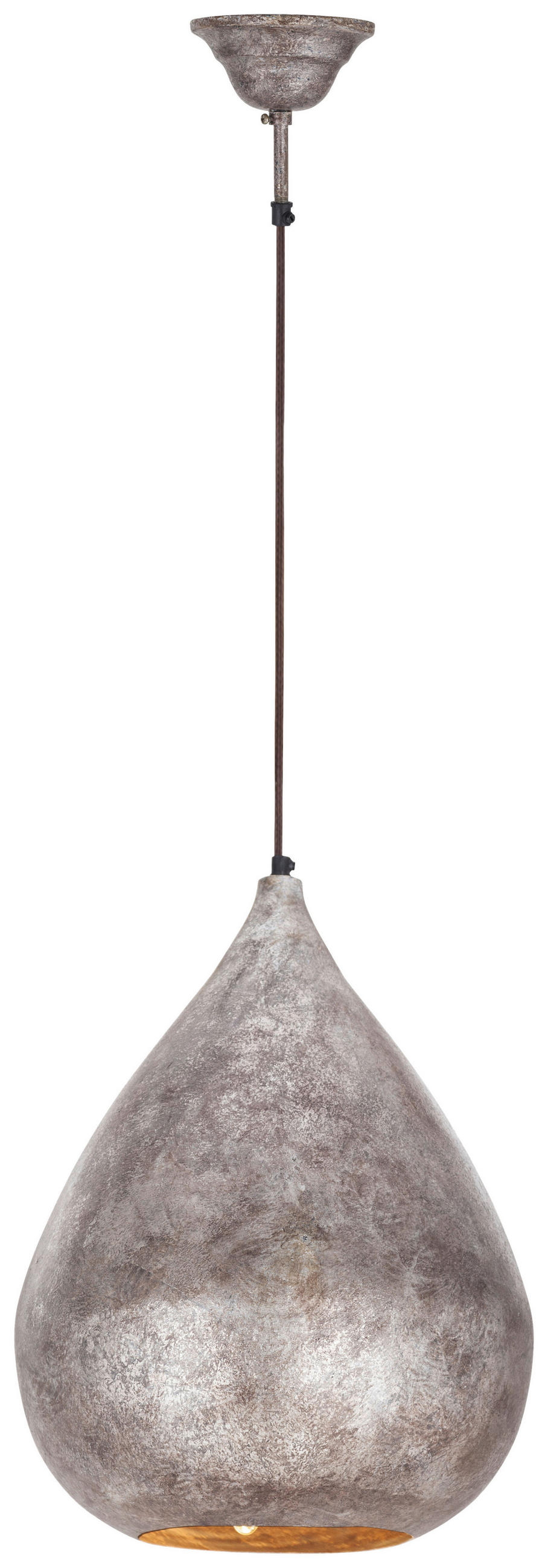 ZÁVĚSNÉ SVÍTIDLO, 33/33/44 cm  - bronzová, Basics, kov (33/33/44cm) - MID.YOU