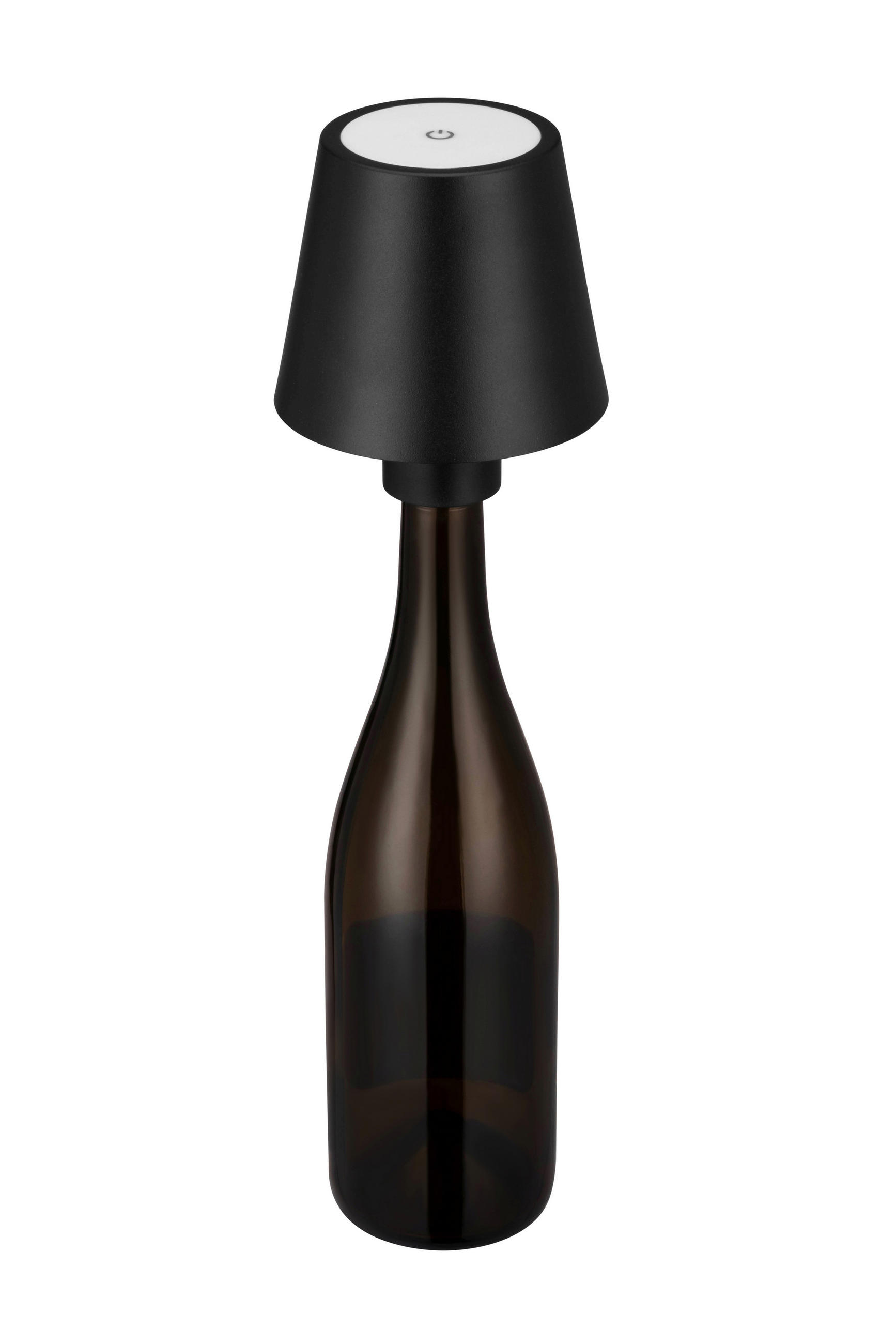 AKKU-TISCHLEUCHTE Norfolk 11/12,2 cm   - Schwarz, Design, Metall (11/12,2cm) - Novel