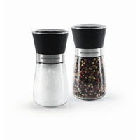 SALZ- UND PFEFFERMÜHLE GOURMETmaxx  - Schwarz, Basics, Glas/Keramik (6,5/13cm)