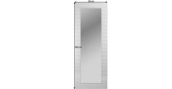 WANDSPIEGEL 50/160/0,3 cm    - Weiß, Design (50/160/0,3cm) - Xora