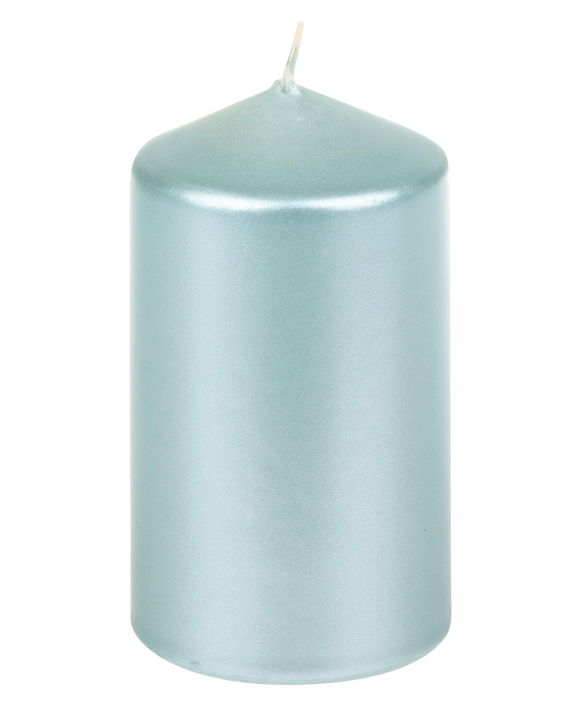 STUMPENKERZE  - Pastellgrün, Basics, Paraffin (5,7/10,0cm) - Steinhart