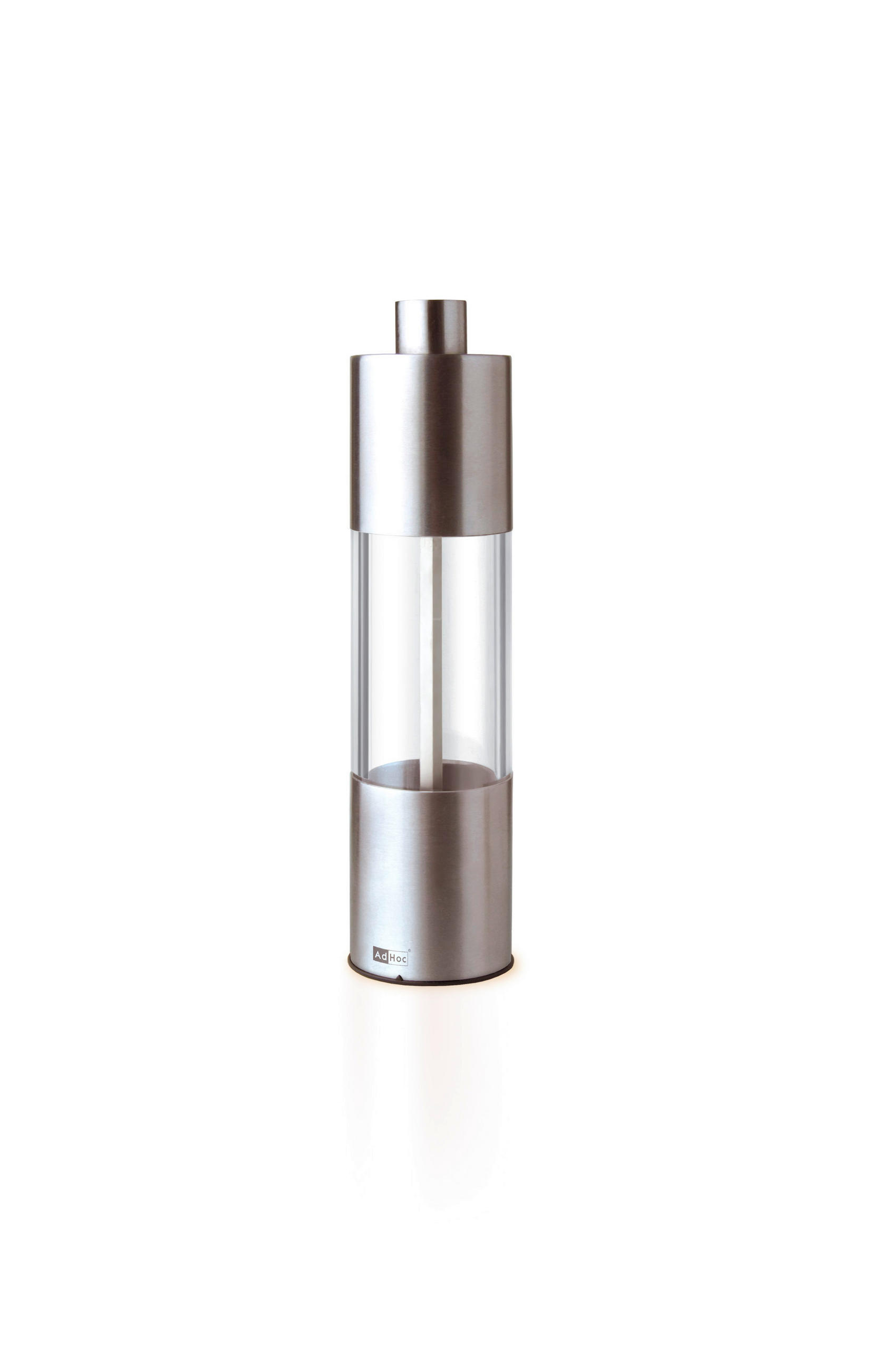 SALZ- ODER PFEFFERMÜHLE CLASSIC MEDIUM  - Edelstahlfarben, Basics, Keramik/Metall (4,5/18/4,5cm) - AdHoc
