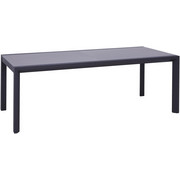 GARTENTISCH - Anthrazit, Design, Glas/Metall (220(340)/106/76cm) - Amatio