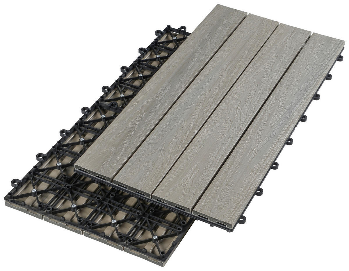 Terrassenfliese 6er Set  - Basics (60/30/2,4cm) - Ambia Garden