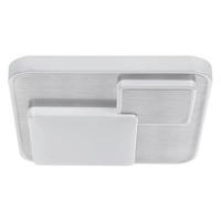 DECKENLEUCHTE 19,5 W    38,5/38,5/7,5 cm  - Weiß, Basics, Kunststoff/Metall (38,5/38,5/7,5cm) - Eglo