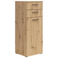 KOMMODE in 45/115/40 cm - Anthrazit/Schwarz, MODERN, Holzwerkstoff/Kunststoff (45/115/40cm) - Carryhome