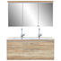 BADEZIMMER - Eichefarben/Anthrazit, Design, Glas/Holzwerkstoff (120cm) - Novel BADEZIMMER - Eichefarben/Anthrazit, Design, Glas/Holzwerkstoff (120cm) - Novel