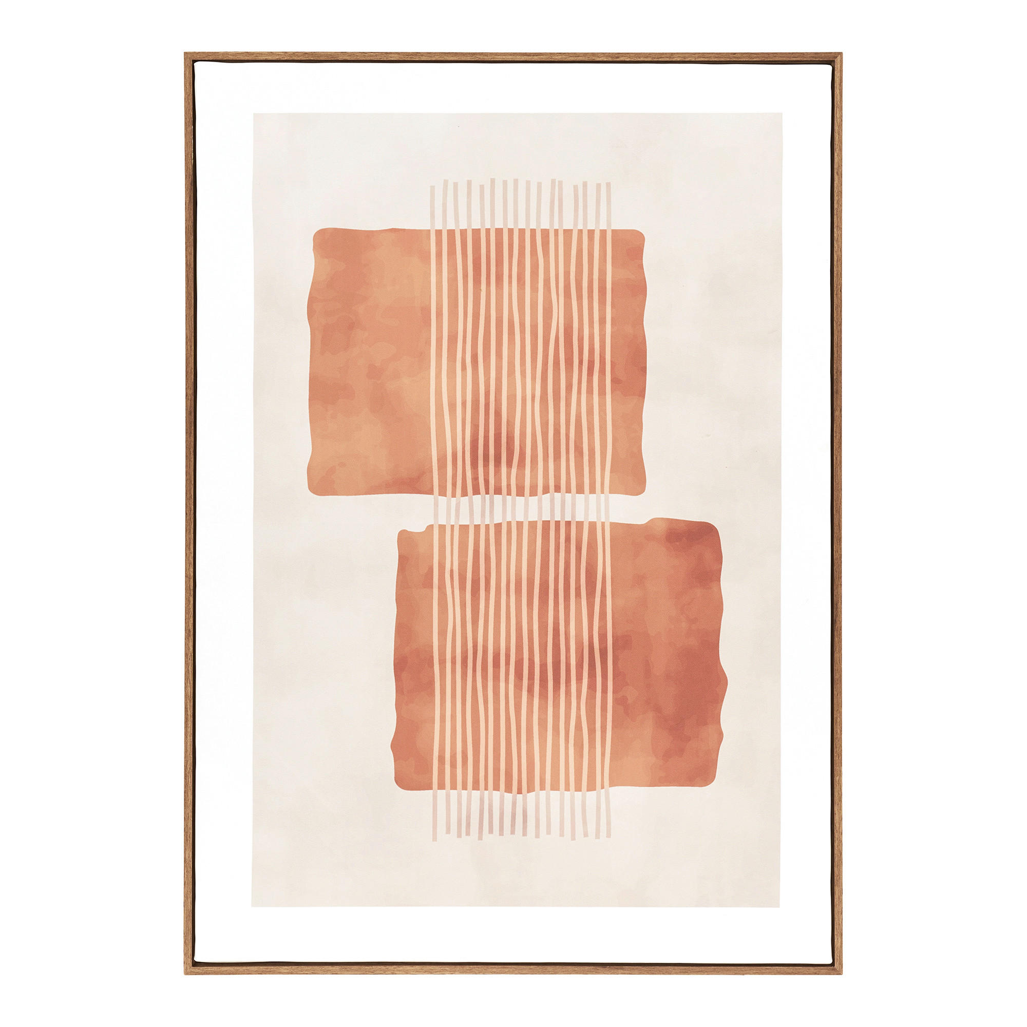 LEINWANDBILD Abstraktes Beige  - Beige/Naturfarben, Basics, Holzwerkstoff/Textil (50/70/2,5cm)
