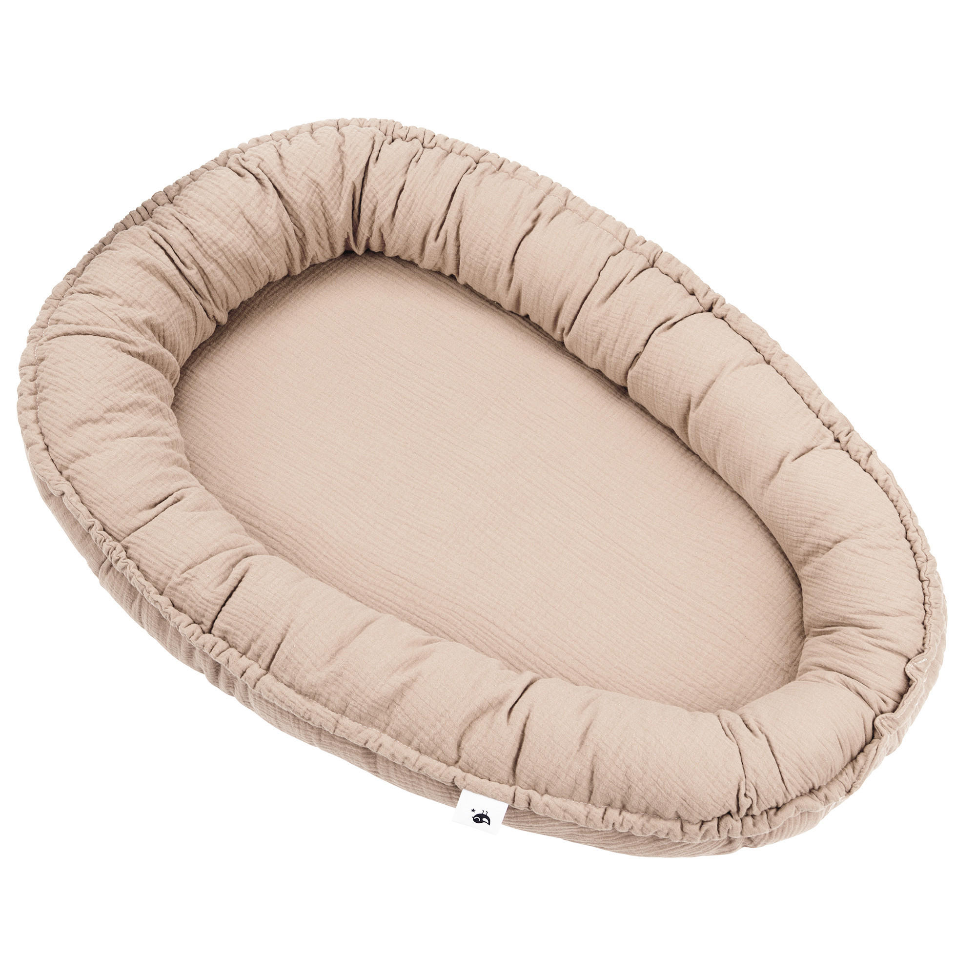 KUSCHELNEST Musselin    - Sandfarben, Basics (55/10/80cm) - Zöllner
