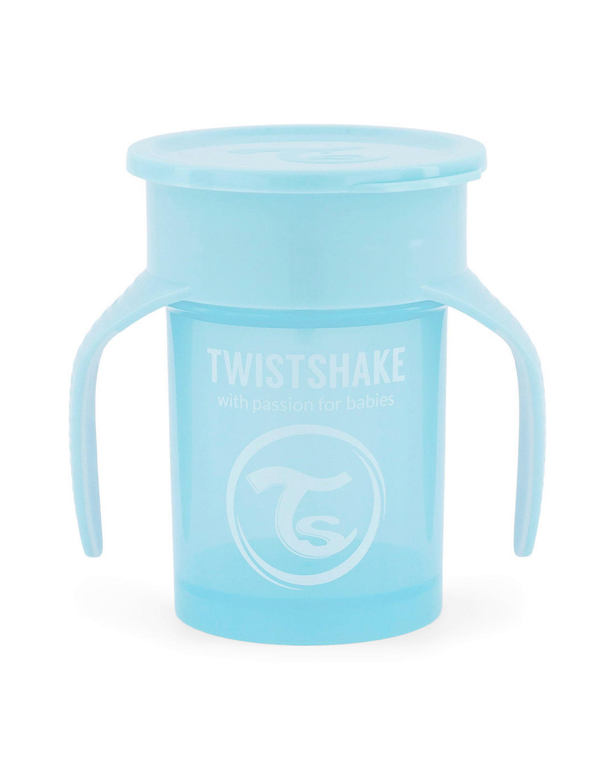 TRINKBECHER  - Blau, Basics, Kunststoff (11/11/8,6cm) - Twistshake