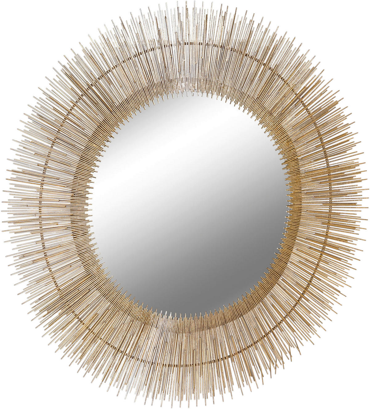 WANDSPIEGEL   92/3 cm  in  - Goldfarben, MODERN, Glas/Metall (92/3cm)