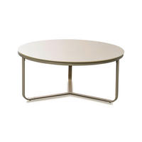 COUCHTISCH 80/80/35 cm rund Creme  - Creme, Design, Glas/Metall (80/80/35cm) - Xora