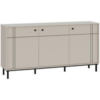 SIDEBOARD 160,2/81,8/37 cm  in Kaschmir  - Kaschmir/Schwarz, Modern, Holzwerkstoff/Kunststoff (160,2/81,8/37cm) - Carryhome
