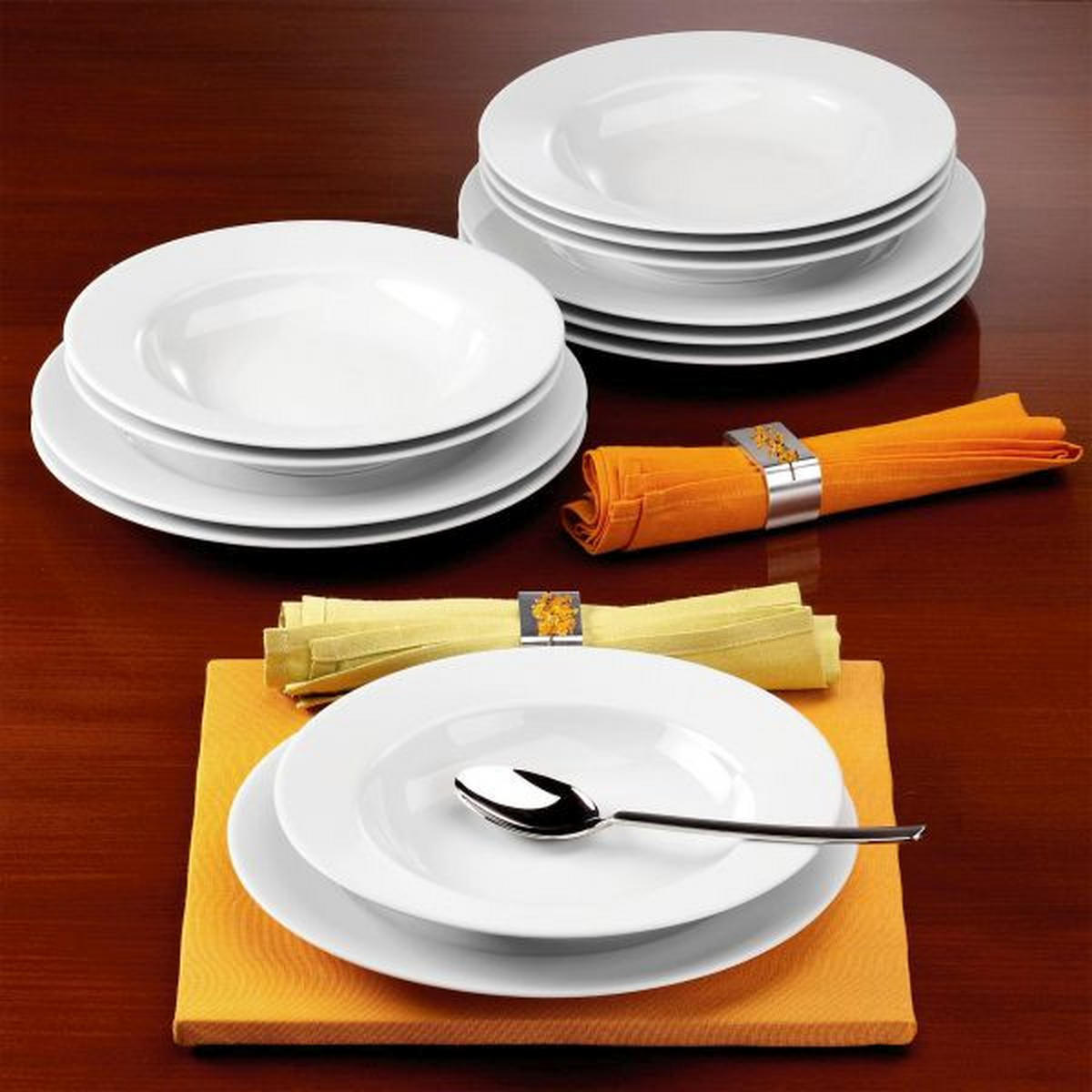 SUPPENTELLER Rondo Porzellan  - Weiß, Basics, Keramik (23cm) - Seltmann Weiden