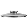 SERVIERPFANNE Greblon®-Antihaftbeschichtung  - Klar/Edelstahlfarben, Basics, Glas/Metall (28/7,5cm) - Homeware Profession.