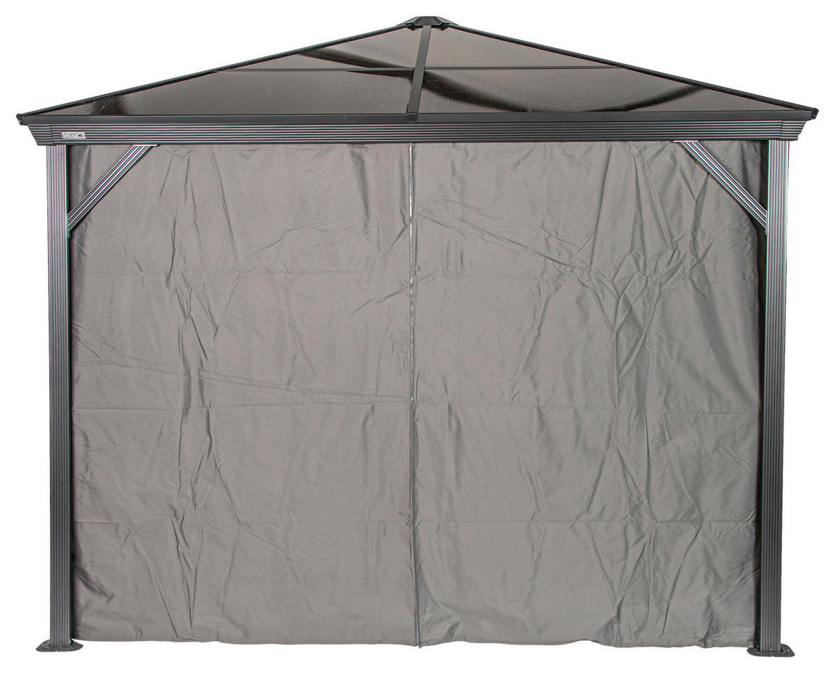PERGOLA-SEITENTEIL  - Dunkelgrau, Basics, Textil - Ambia Garden