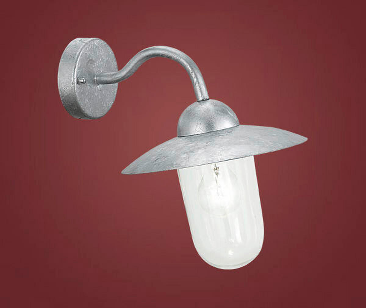 AUSSENLEUCHTE Milton 31/31/45 cm  - Klar/Silberfarben, KONVENTIONELL, Glas/Metall (31/31/45cm) - Eglo