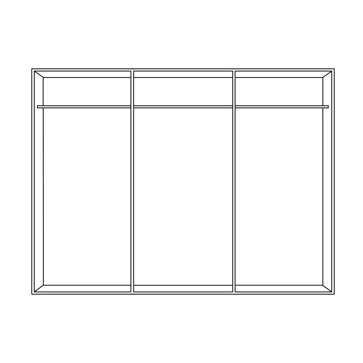 DREHTÜRENSCHRANK in Schlammfarben, Eichefarben  - Schlammfarben/Eichefarben, Natur, Glas/Holz (302/214/62cm) - Valnatura