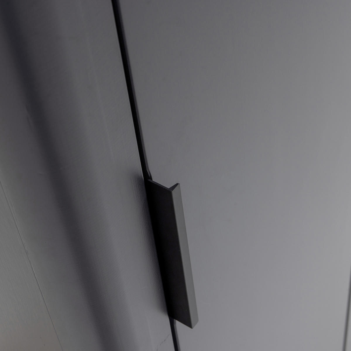 MEHRZWECKSCHRANK 45/217/39 cm  in Schwarz  - Schwarz, Design, Holz (45/217/39cm) - Livetastic