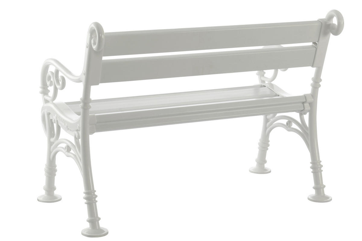 GARTENBANK 115/85/60 cm   - Weiß, Basics, Kunststoff (115/85/60cm) - Modante