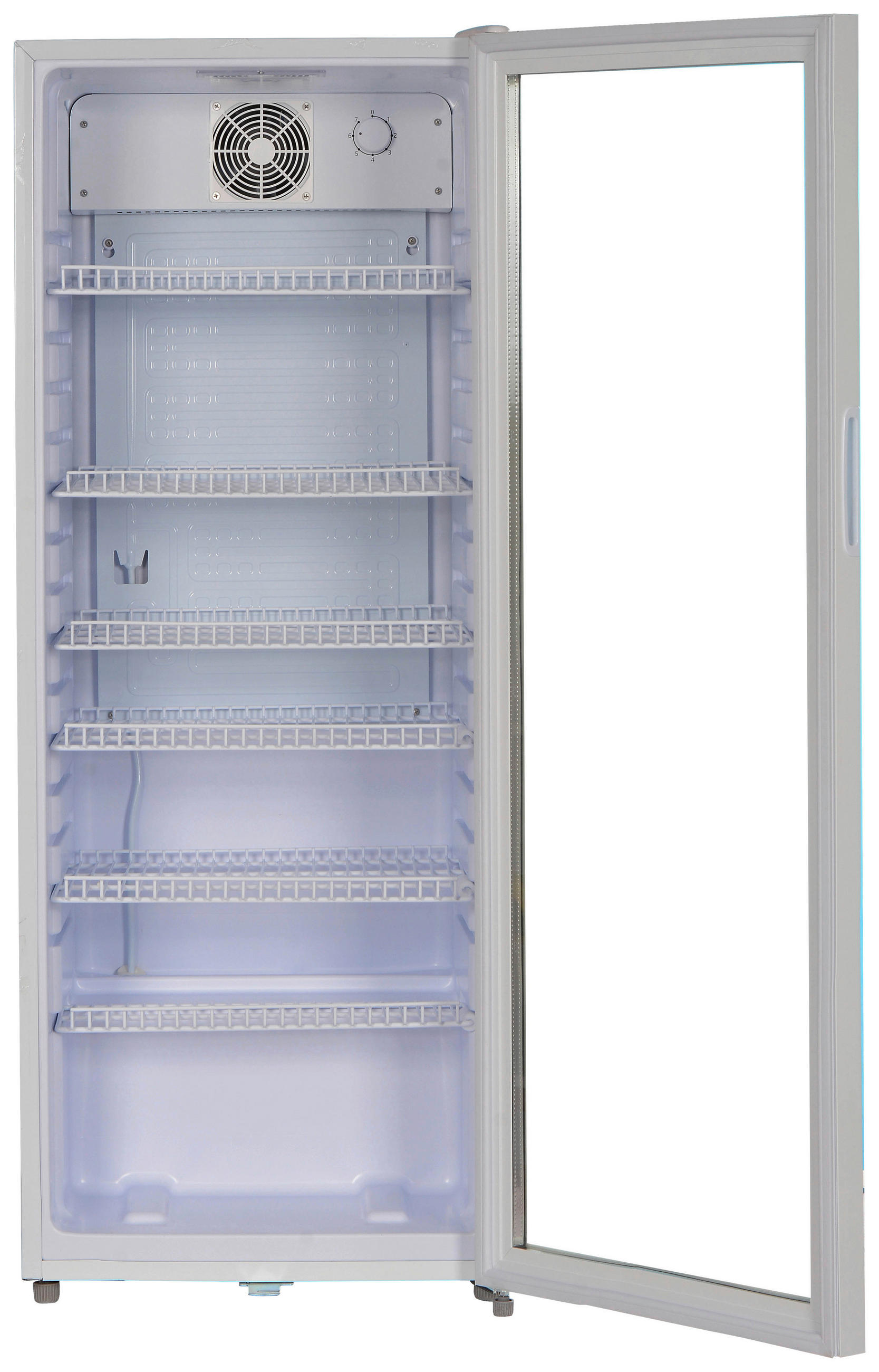 GETRÄNKEKÜHLSCHRANK 54.5/140.5/56.5 cm G-KS 2435  - Weiß, Basics, Glas/Kunststoff (54.5/140.5/56.5cm) - Silva Homeline