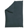 BETTDECKENBEZUG 135-140/200 cm KNITTED JERSEY Jersey  - Dunkelgrau, Basics, Textil (135-140/200cm) - Schlafgut