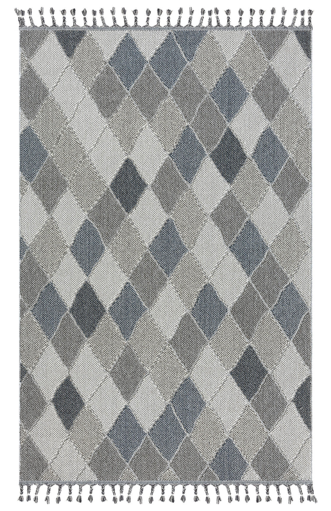 WEBTEPPICH 200/290 cm Blau, Grau rechteckig  - Blau/Grau, Design, Textil (200/290cm) - Astra