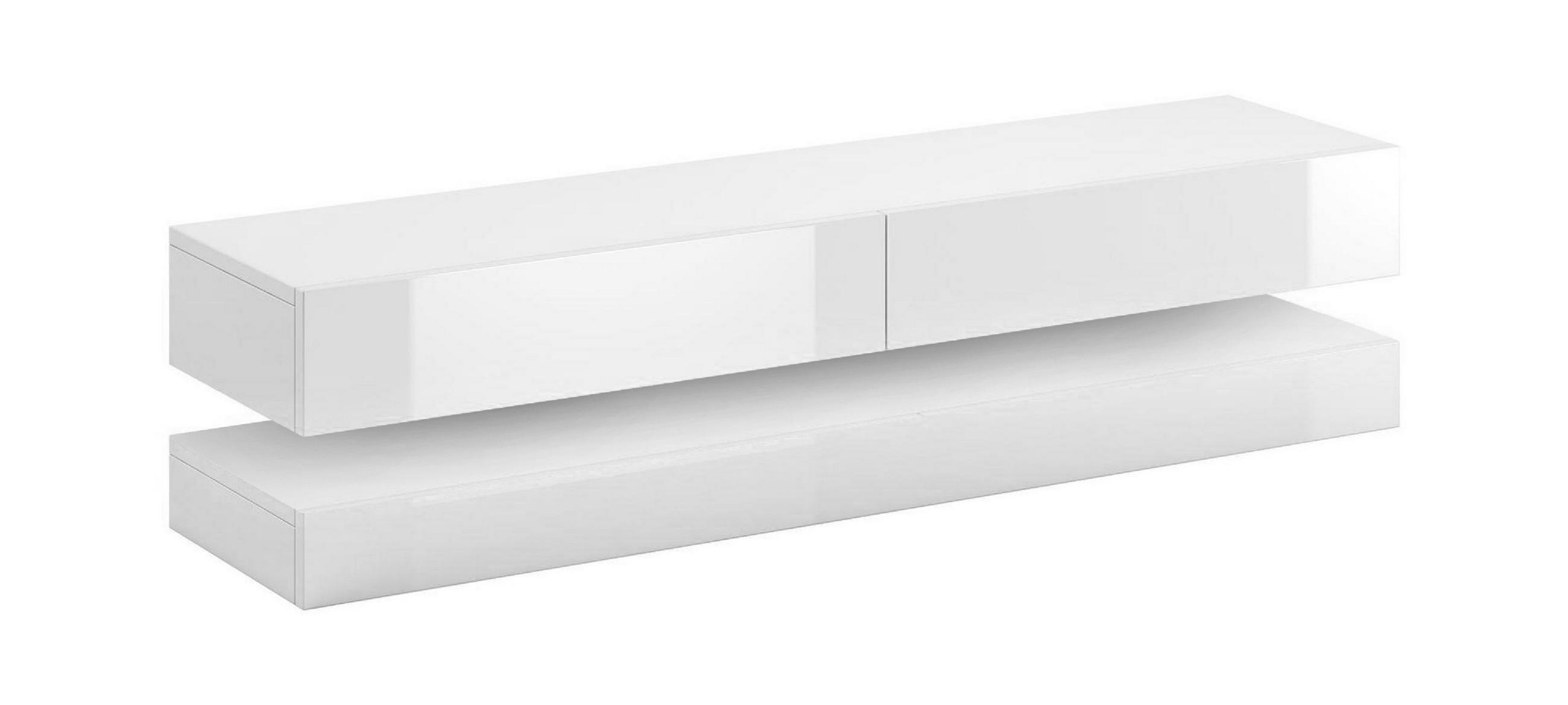 LOWBOARD  in 140/25/33,8 cm  - Weiß, Design, Holzwerkstoff (140/25/33,8cm) - MID.YOU