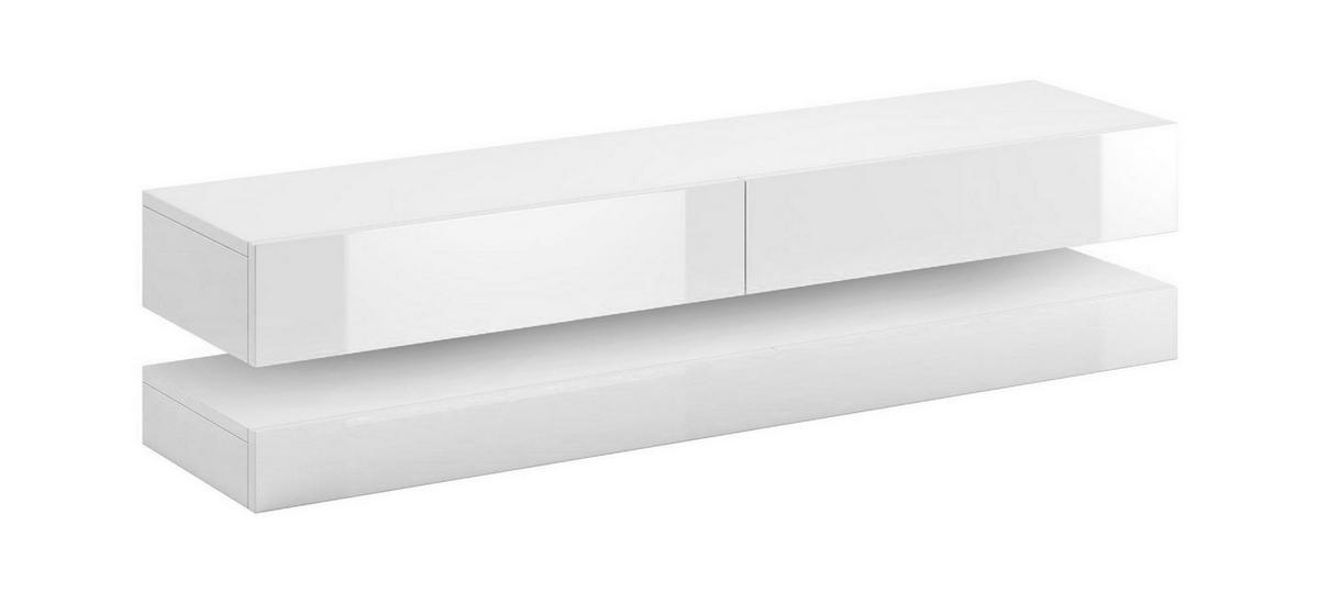 LOWBOARD  in 140/25/33,8 cm  - Weiß, Design, Holzwerkstoff (140/25/33,8cm) - MID.YOU