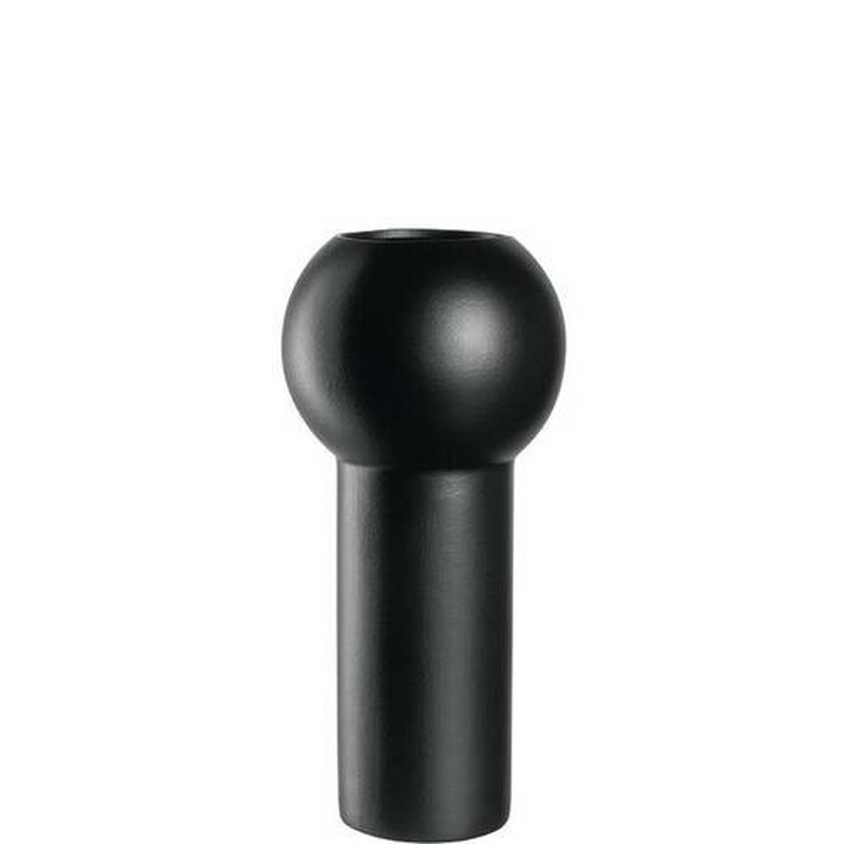 VASE 31 cm  - Schwarz, LIFESTYLE, Keramik (14,5/31/14,5cm) - Leonardo