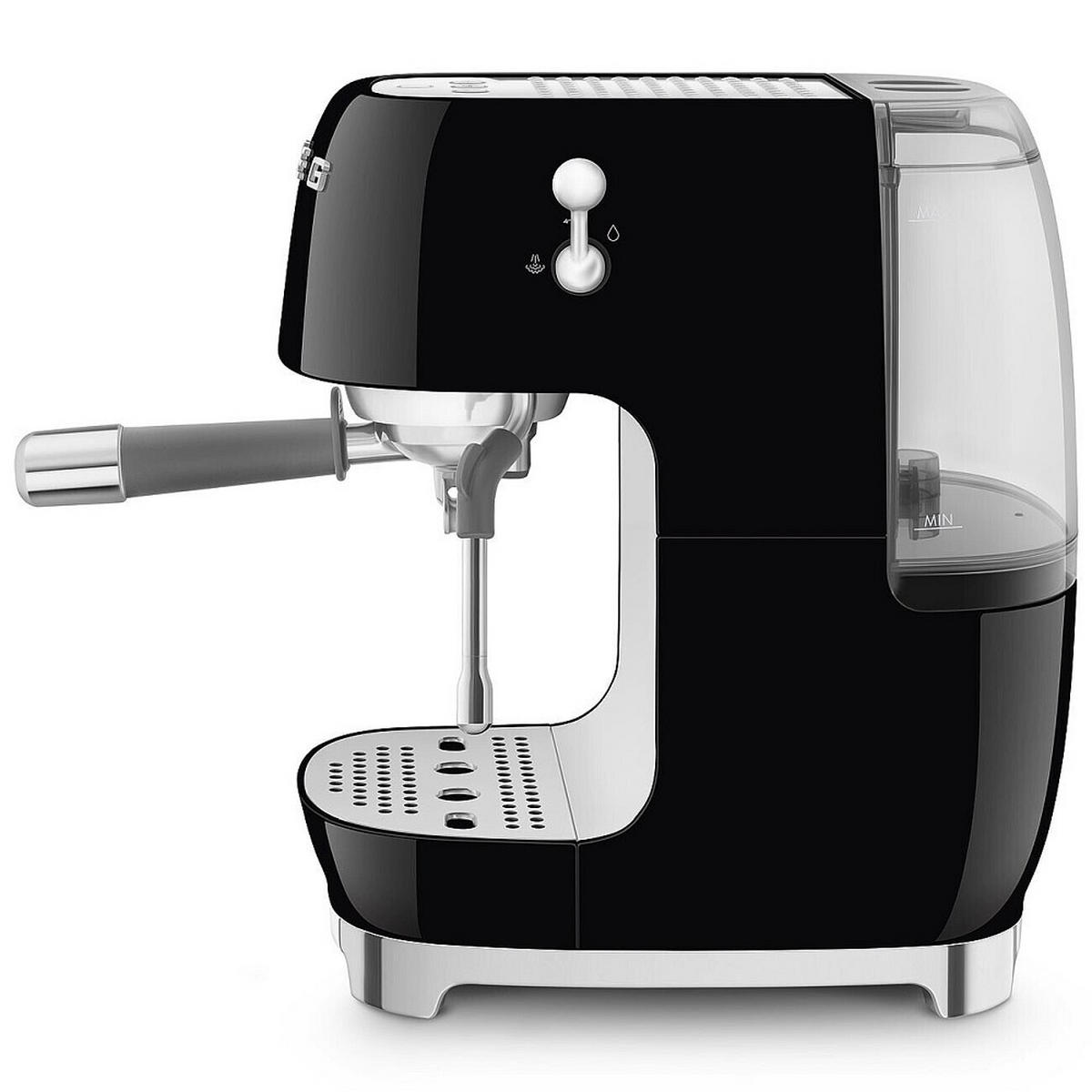 ESPRESSOMASCHINE 50´s Style  - Schwarz, Basics, Kunststoff/Metall - SMEG