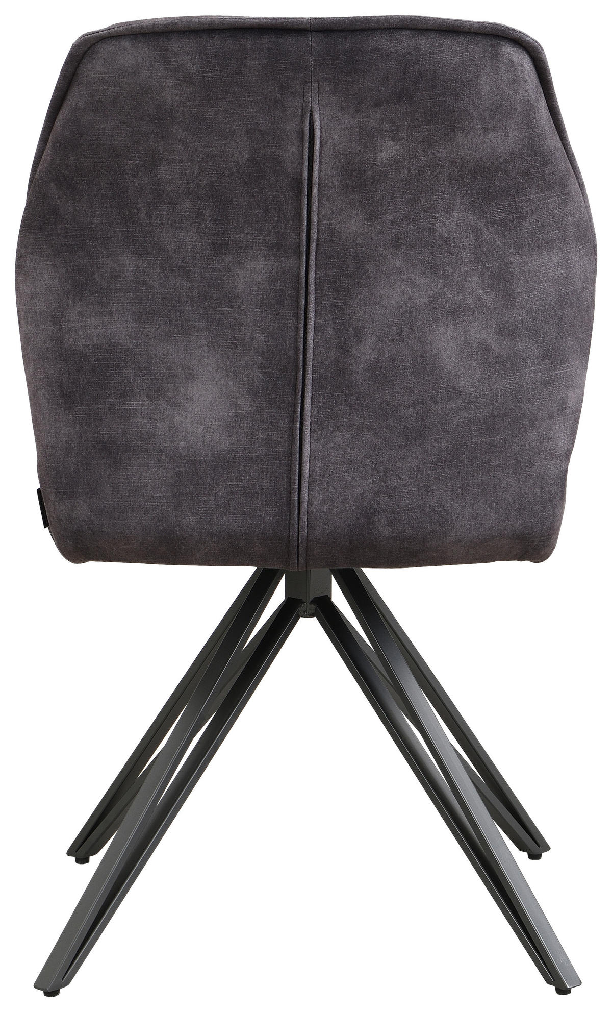 STOL , , vävt tyg  - svart/antracit, Design, metall/textil (50/85/60cm) - Carryhome