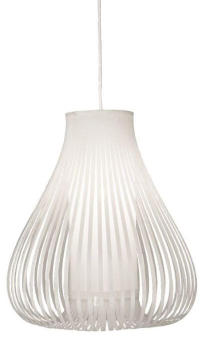 HÄNGLAMPA 36/36/36 cm  - vit, Klassisk, textil/plast (36/36/36cm)