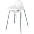 HOCHSTUHL  - Weiß/Grau, Basics, Kunststoff/Metall (64/56/87,5cm) - My Baby Lou