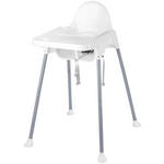 HOCHSTUHL  - Weiß/Grau, Basics, Kunststoff/Metall (64/56/87,5cm) - My Baby Lou