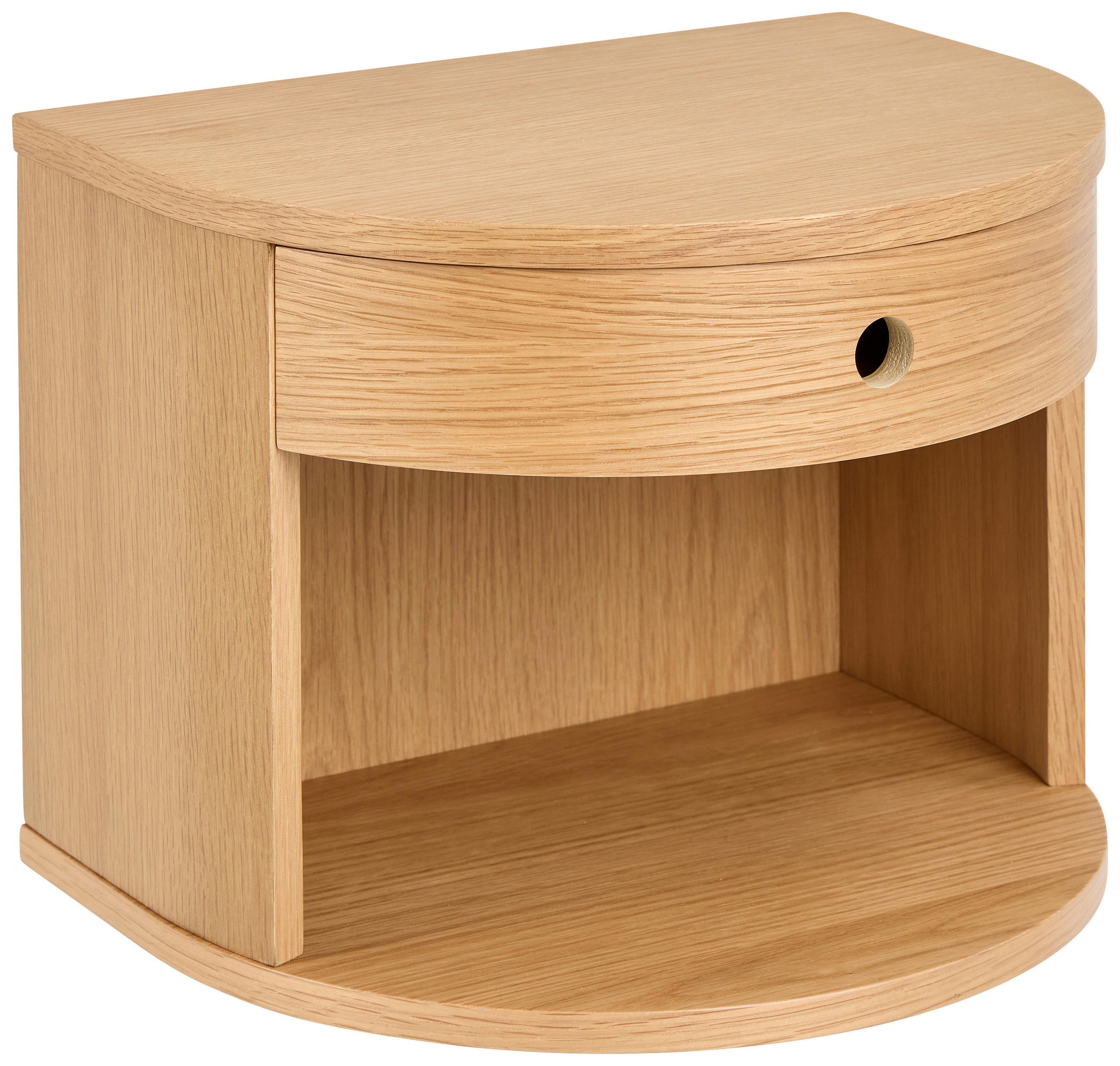 MID.YOU NOČNÝ STOLÍK, farba duba, 40/30/31,5 cm.