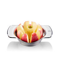 APFELTEILER Parti  - Silberfarben, Design, Metall (18/11,5/4cm) - Gefu