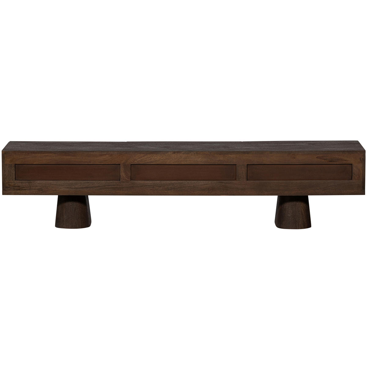 LOWBOARD Crumble  in 180/40/40 cm  - Walnussfarben, Design, Holz (180/40/40cm) - Livetastic