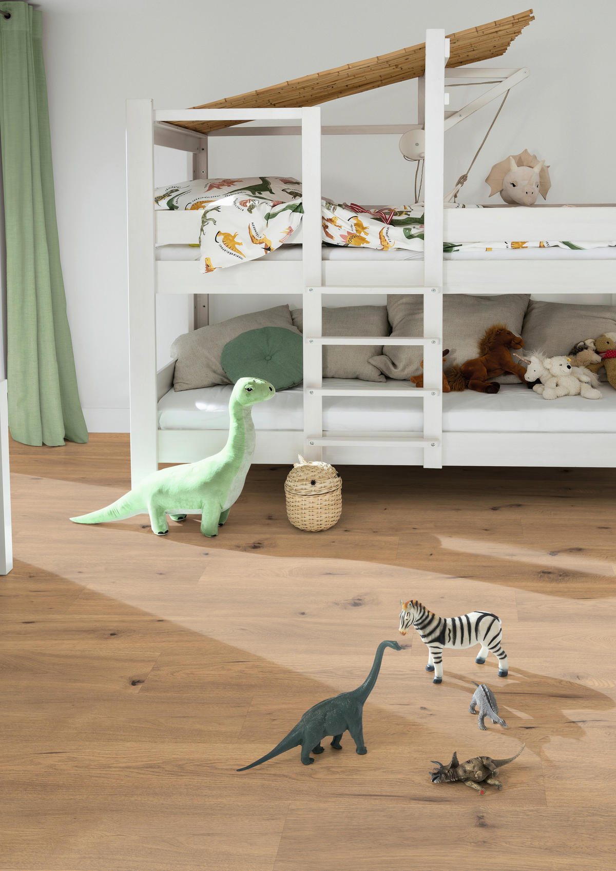 DESIGNBODEN Wildeiche natur EGGER Aquadura  - Wildeiche/Eichefarben, KONVENTIONELL, Holzwerkstoff (129.2/19.3/0.75cm) - Egger Holzwerkstoffe