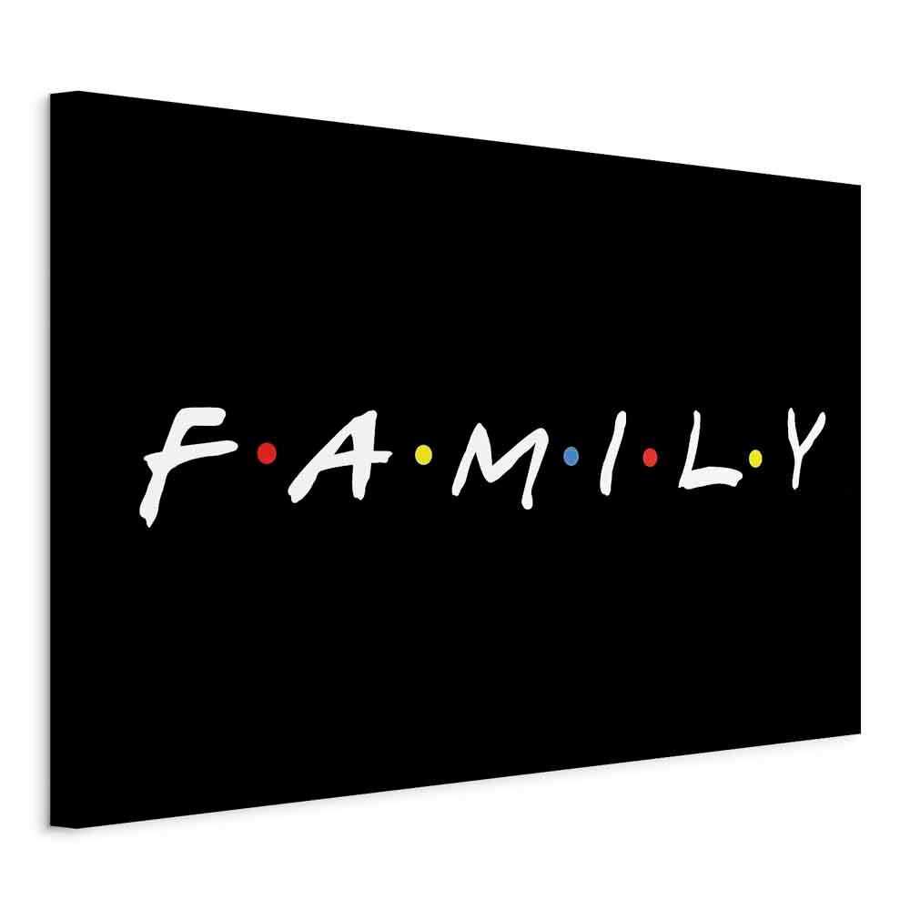 MALBA NA PLÁTNĚ, text, 60/40/1,2 cm - bílá/černá, Basics, kompozitní dřevo/textil (60/40/1,2cm) - artgeist