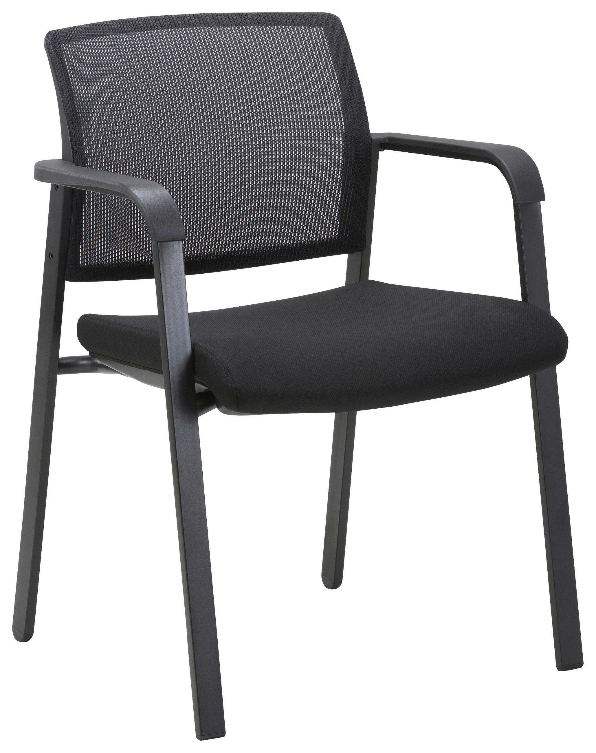 ARMLEHNSTUHL  in Eisen Webstoff matt  - Schwarz, KONVENTIONELL, Kunststoff/Textil (57/81/54cm) - Xora