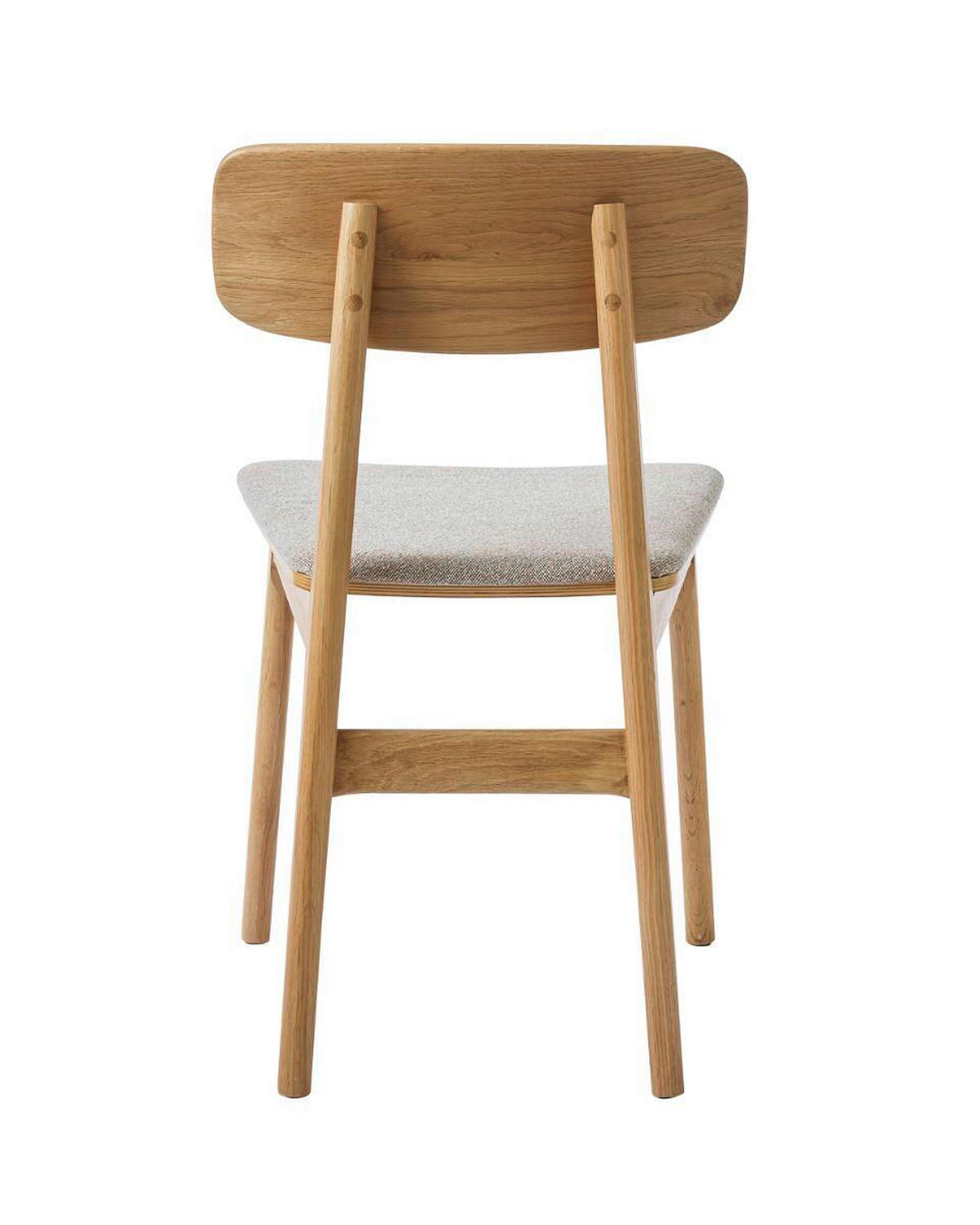 STUHL-SET 2 Stück  in  - Sandfarben/Eichefarben, MODERN, Holz/Textil (46/82/55cm) - Livetastic