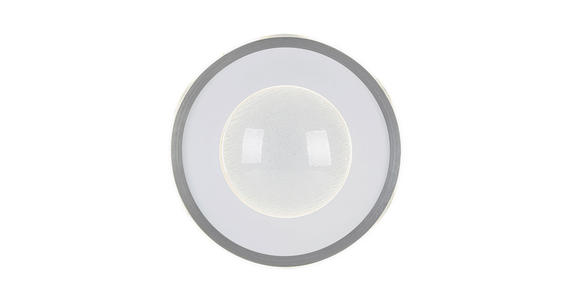 LED-DECKENLEUCHTE 50/9 cm   - Dunkelgrau/Transparent, Design, Kunststoff/Metall (50/9cm) - Novel