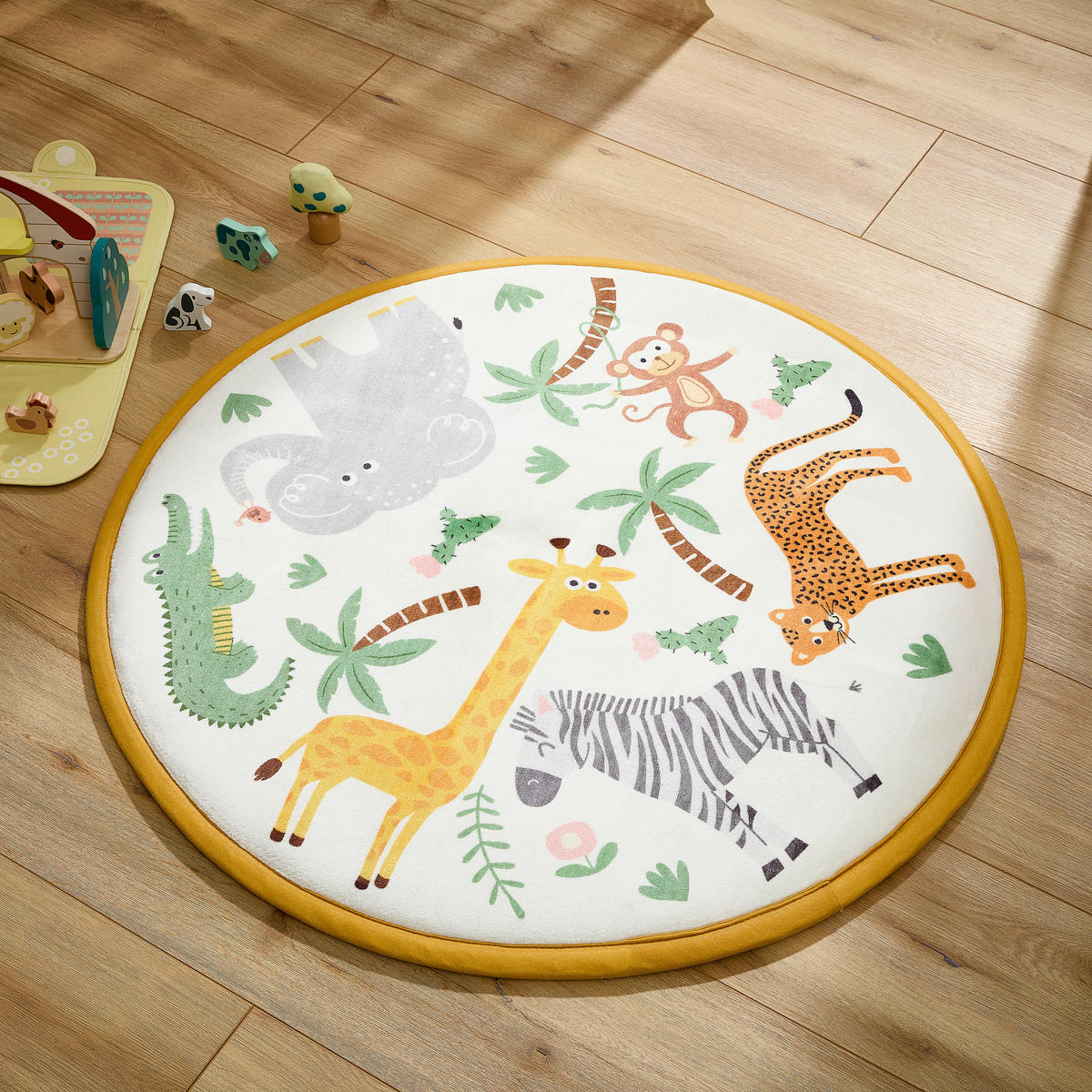 KINDERTEPPICH 100 cm Tier  - Multicolor, Trend, Textil (100cm) - Ben'n'jen