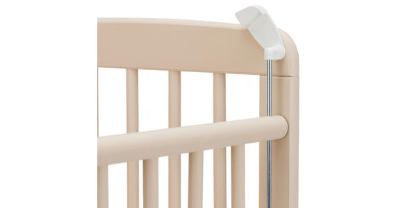 BEISTELLBETT 95/51/91 cm - Champagner, Basics, Holz (95/51/91cm) - My Baby Lou