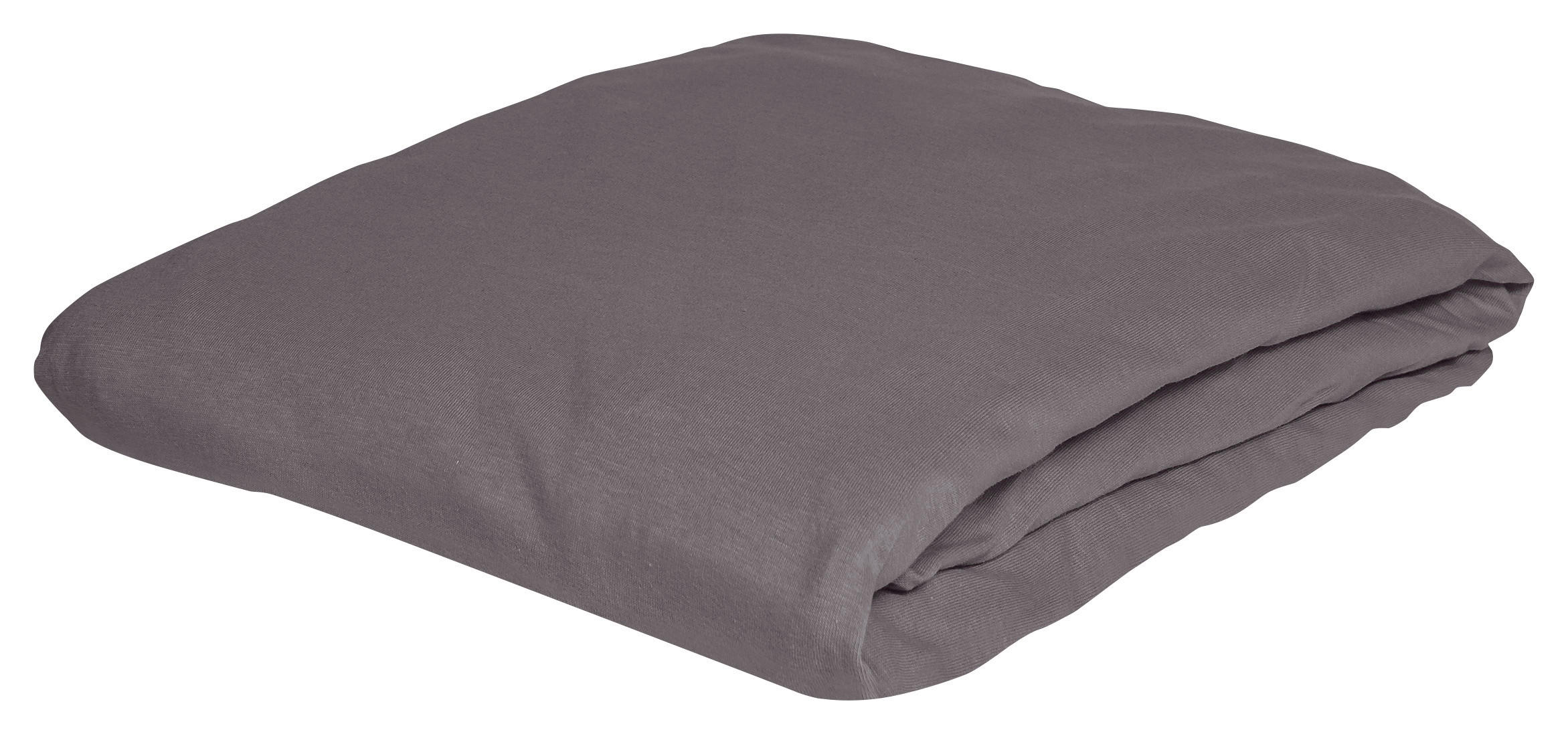 SPANNBETTTUCH Jersey - Anthrazit, KONVENTIONELL, Textil (100/200cm) - Bierbaum